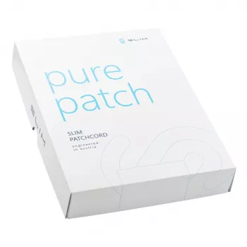 Wirewin SLIM-LS-K6A 0,25 GN 50 Cat6A U/FTP Slim-patchkabel, 0,25 m, grön, 50-pack