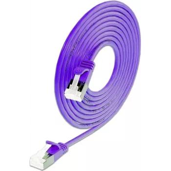 Wirewin Cat.6A 10 Gigabit Slim-patchkabel U/FTP, 0,25 m, violett PKW-LIGHT-STP-K6A 0.25 VT