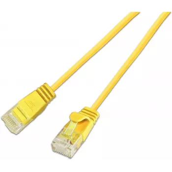 Wirewin SLIM KAT6A 10 Gigabit Light patchkabel, U/UTP, Ø 3,6 mm, gul, 10 m SLIM-L-UU-K6A 10.0 YE