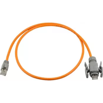 Wirewin Industrial Cat6A S/FTP PUR patchkabel, 15 m, orange, IP67 RJ45 PKW-I1-SF-K6A-PUR 15.0 OR