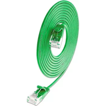 Wirewin Cat6a U/UTP 10 Gigabit Slim Ethernet patchkabel, 0,5 m, grön SLIM-L-UU-K6A 2.0 GN