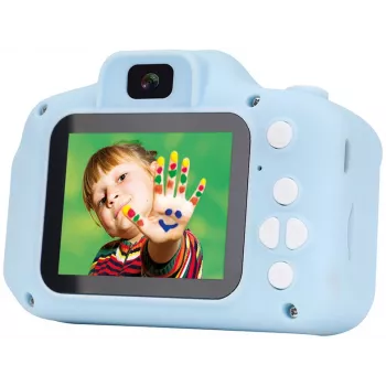 AGFAPHOTO ARKCMBL 8MP CMOS digitalkamera med 8x digitalzoom, 2,7 inch LCD, Full HD-video, blå