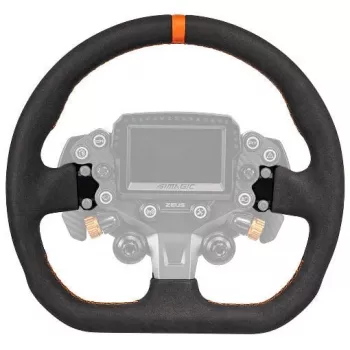Simagic ZS-320CD Alcantara rattkrans, 320mm, D-form, 6x70mm PCD, utan nav