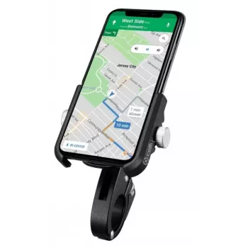 CELLY Universal Armor cykelhållare för smartphones upp till 6,7 inch, svart