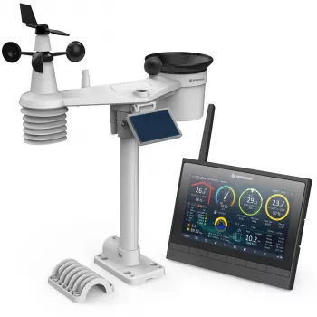 BRESSER Wetter Center 9-in-1 MeteoChamp HD WLAN väderstation