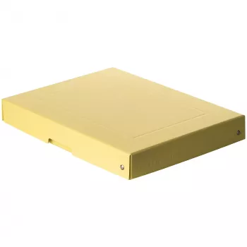 FALKEN PURE förvaringslåda 500 ark pastellgul 24,0 x 32,0 x 4,0 cm, 1 st. (22001928000F)