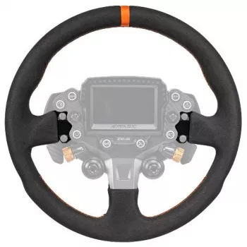 Simagic ZS-330RR rattkrans i alcantara, 330mm, utan nav