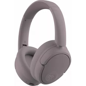 JLab JBuds LUX ANC trådlösa over-ear-hörlurar med aktiv brusreducering, 70 timmars batteritid, Bluetooth 5.3, mauve