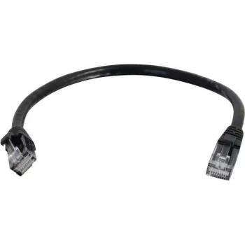 C2G 0,3m Cat6 Snagless UTP patchkabel, svart 83404