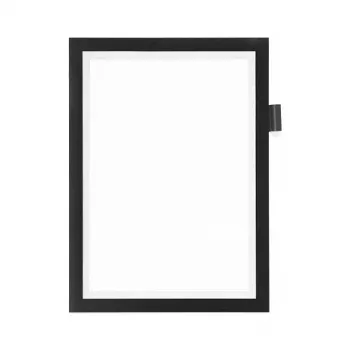 DURABLE DURAFRAME NOTE A4 magnetisk informationsram, svart 499301