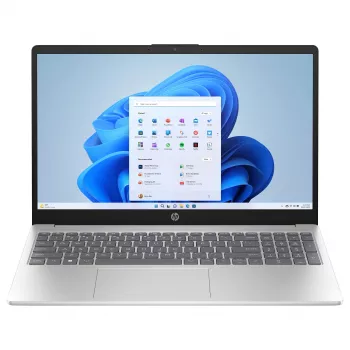HP 15-fd0519ng bärbar dator 15,6 inch Full HD, Intel N150, 4 GB RAM, 128 GB UFS, Windows 11 Home, Jet Black D46JREA#ABD
