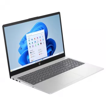 HP 15-fd0519ng bärbar dator 15,6 inch Full HD, Intel N150, 4 GB RAM, 128 GB UFS, Windows 11 Home, Jet Black D46JREA#ABD