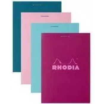 Rhodia nr 11 A7 rutig anteckningsbok, olika färger, 80 ark, 10-pack 11295C