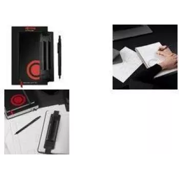Rotring 600 tryckpenna 0,5 mm svart presentset 2224710