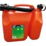 EDA kombinerad bränsle- och oljedunk 6 L + 2,5 L tvåkamrig röd/svart 010169 O SX6
