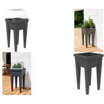 EDA Mini pallkrage VEG&Table Aromatique, antracit, 23L, 385x385x680mm 013927 G.ANT CX
