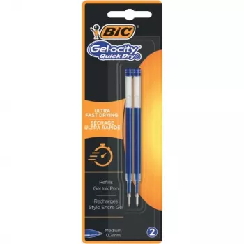 BIC Intensity Quick Dry gelpenna refill S blå för Gelocity och Ecolutions Reaction 967378