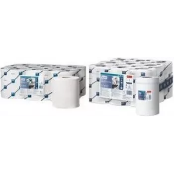 Tork Reflex hushållspappersrulle, 2-lagig, vit, 150,8 m, perforerad, 450 ark (473472)