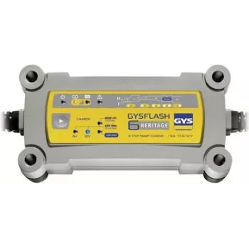 GYS Flash Heritage 6A 6V/12V automatisk batteriladdare 029538