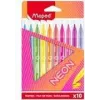 Maped Neon tuschpennor, 10-pack, 2,8 mm rund spets, kartongask 845419