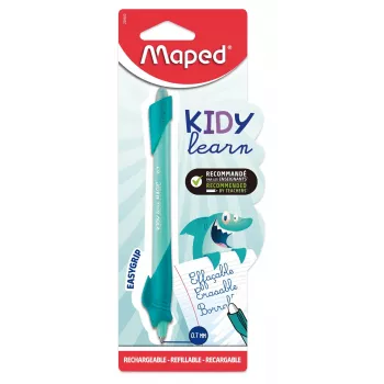 Maped KIDY Learn Shark Tintenroller raderbar, 0,7 mm, blått bläck, blisterförpackning 229500