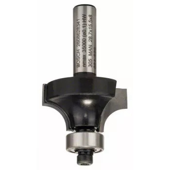 Bosch Expert for Wood rundningsfräs 8 mm skaft, R1 8 mm, 15,5 mm skärlängd, 53 mm totallängd 2608628341