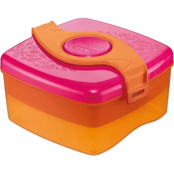 Maped PICNIK ORIGINS matlåda 1,4L rosa/orange med 2 fack och uttagbar behållare 870107