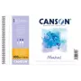 Canson Montval A4 akvarellblock, 300 g/m², 12 blad, fin kornighet, spiralbunden, mikroperforerad C200807160