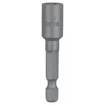 Bosch hylsnyckelbits 1/4 inch drivning 7 mm sexkant 50 mm längd kromvanadinstål 2608550070