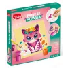 Maped Creativ måla efter nummer-set katt & hare - 2 förtryckta tavlor, akrylfärger, penslar, från 7 år 907083