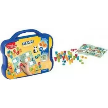 Maped Creativ Animal Motif Stamp Set, Self-Inking, 15 Stamps, Plastic Case 907090
