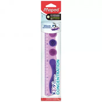 Maped KIDY learn CONCENTRATION flexibel linjal 200 mm violett PET 277901