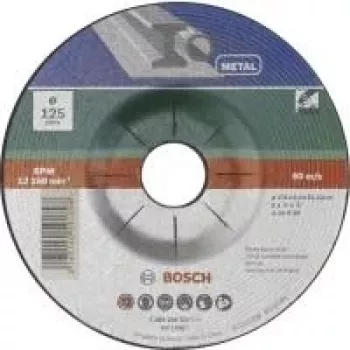 Bosch 2609256339 slipskiva med böjd mitt 230 mm, 22,23 mm borrhål, A 24 S BF, 1 st