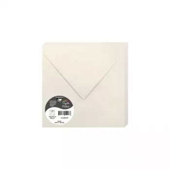Clairefontaine Pollen Natura kuvert av återvunnet papper, kvadratiskt, 165 x 165 mm, 120 g/m², 1 st 55019C