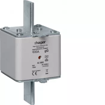 Hager LNH3630M NH3 gG säkringsinsats, 630 A, 500 V AC