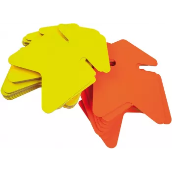 agipa pil-symbol-etikett, gul/orange, 160 x 240 mm, dubbelsidig, 1 st (022925)
