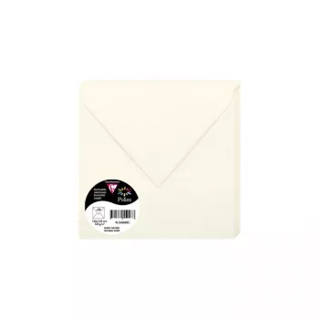 Clairefontaine Pollen kvadratiskt kuvert 165x165 mm naturvitt 120 g/m² pH-neutralt (1 st) 56060C