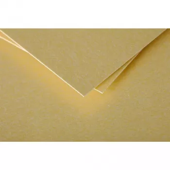 Pollen från Clairefontaine C6-kort, guld, 210 g/m², pH-neutral, syrafri, 110 x 155 mm, 1 st (111390C)