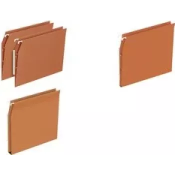 ELBA DEFI FLEX hängmapp, orange, kraftkartong 230 g/m², 330 mm hängcentrum, metallbygel, A4 400126817