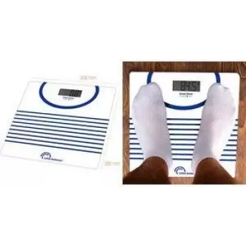 Little Balance LB 8655 digital personvåg Sailor, USB-C laddningsbar, batterilös, 180 kg