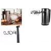 Little Balance handmixer Inox 400, 400 W, rostfritt stål, elegant svart design med rostfri stålklädsel (LB 8460)