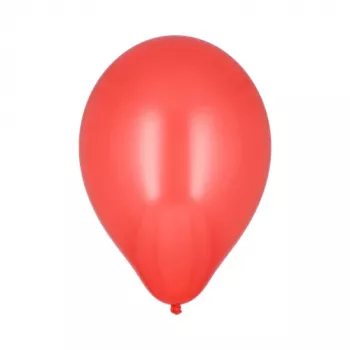 PAPSTAR röda latexballonger, 250 mm diameter, 100-pack, heliumlämpliga 18950