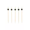 PAPSTAR fingerfood-pinnar Black Pearl, 125 mm, bambu, 200 st 11300