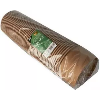 Papstar 87914 rund skål i kartong brun enfärgad 50 st