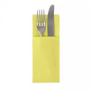 PAPSTAR Royal Collection servettpåse, limegrön, premium-tissue, 40 x 40 cm, 1/8 vikning, 50 st 37333