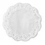 PAPSTAR rund tårtspets, 320 mm, vitt präglat spetspapper, 40 g/m², 1 st (12456)