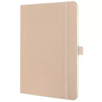 SIGEL Conceptum A5 linjerad anteckningsbok, beige mjuk pärm, 192 sidor CO333
