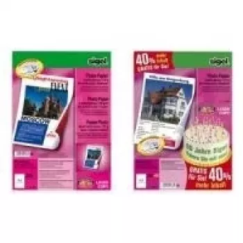 SIGEL glansigt fotopapper A4 170 g/m² 100 ark
