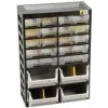 Allit VarioPlus Basic 34 smådelsmagasin, 20 lådor, plast, grå, 305 x 170 x 435 mm 458160