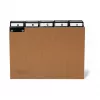 DURABLE ledregister A5 5/5-dlg. A-Z nitat presspan 1 ST 425511